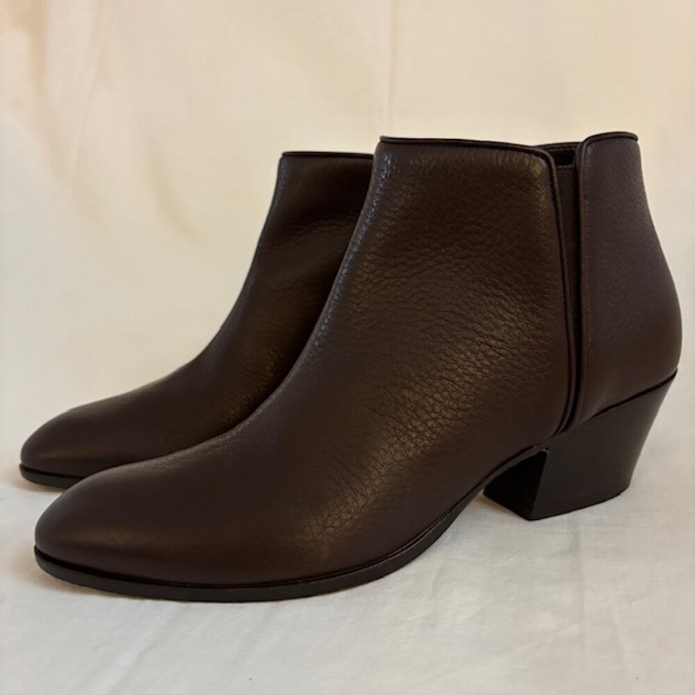Giuseppe Zanotti Design Dark Brown Leather Ankle Boots Women's Size 37 (6.5 US)